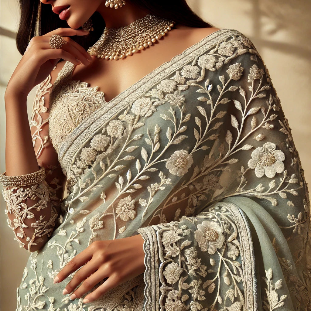 GEORGETTE EMBROIDERY 14555