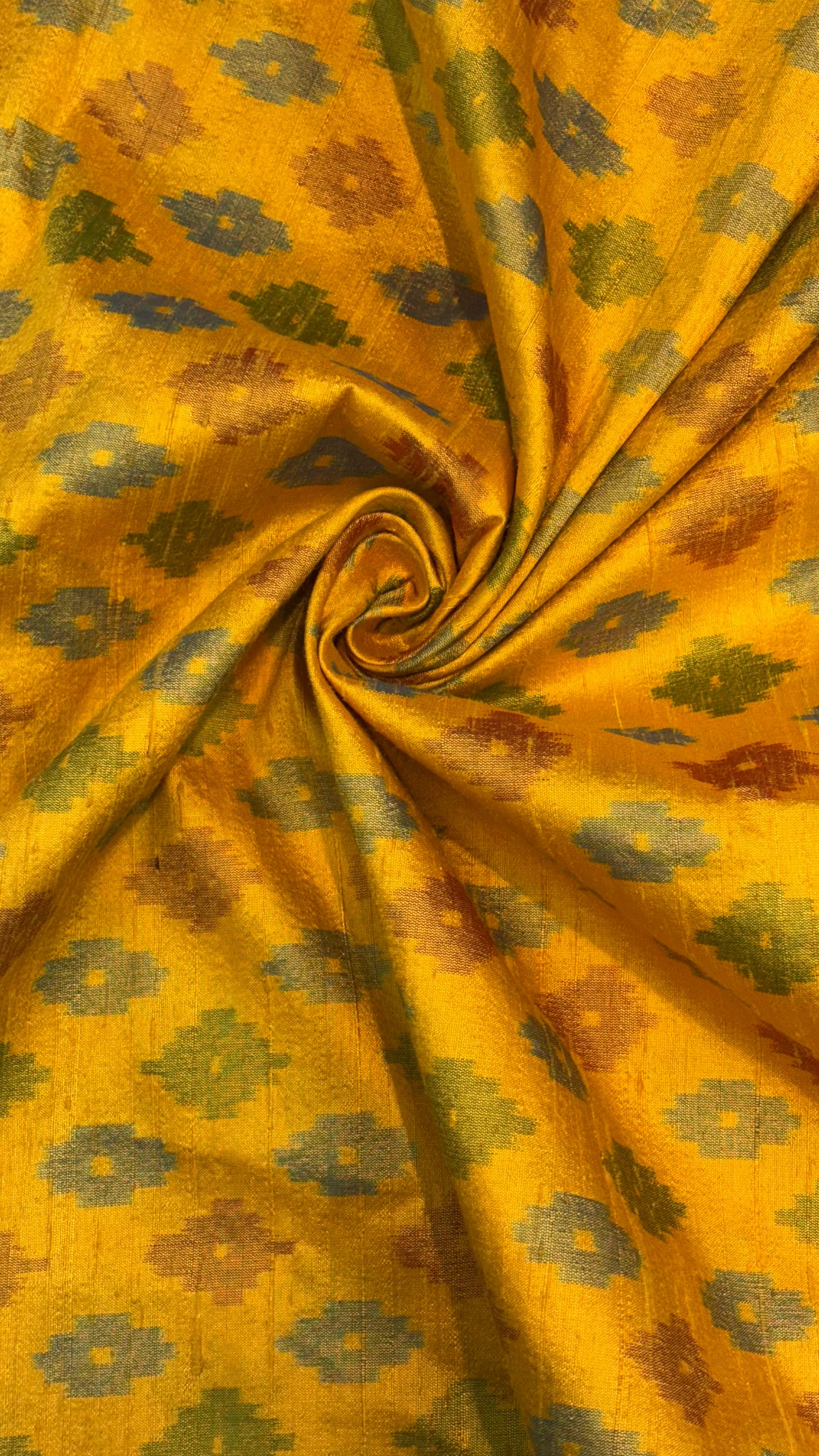 Raw Silk Ikkat