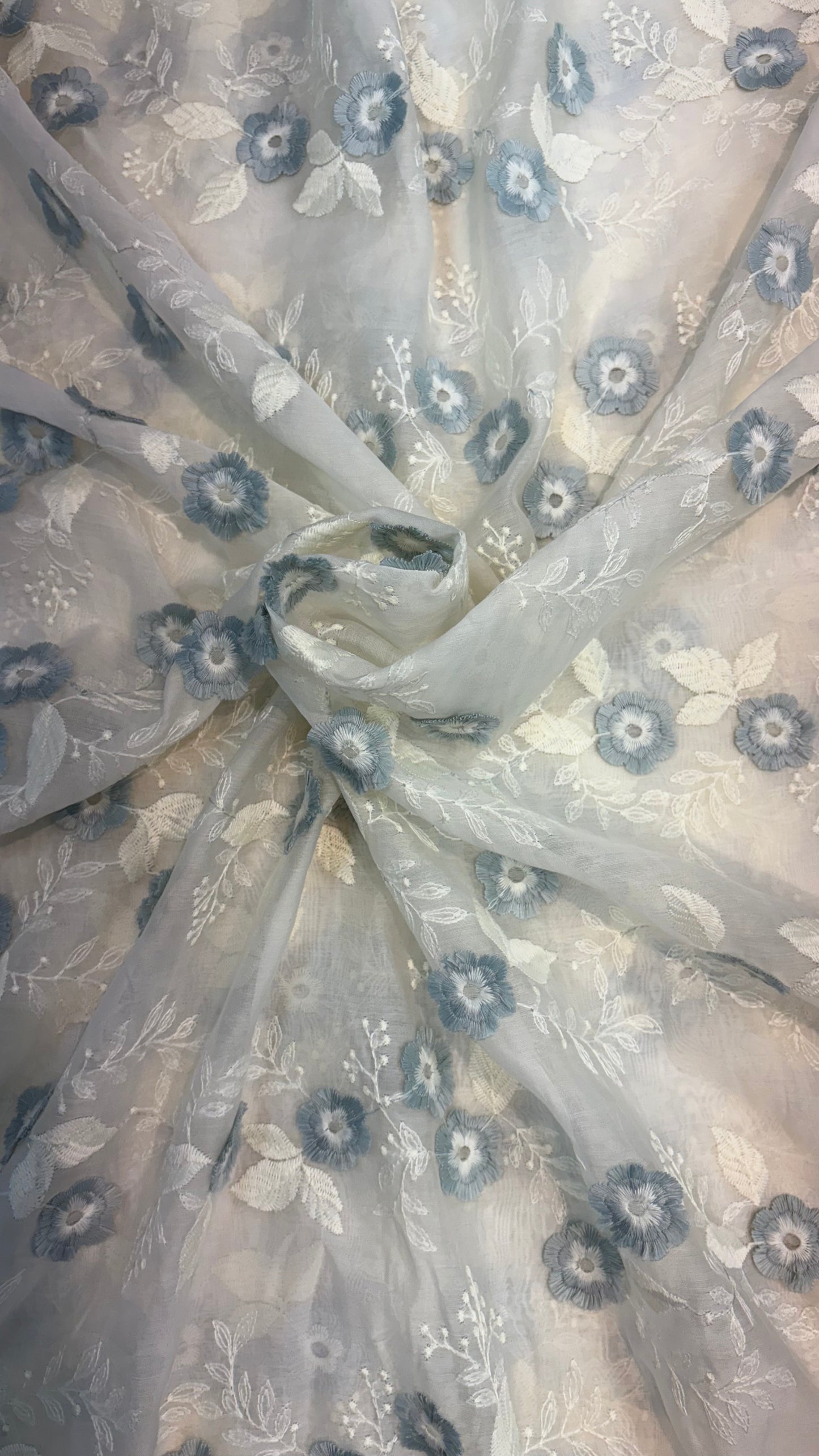 Tencel 3D Embroidery