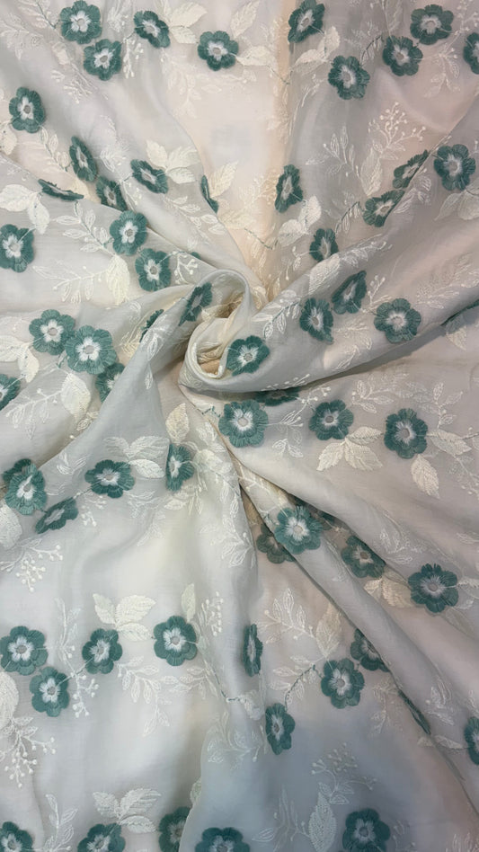 Tencel 3D Embroidery