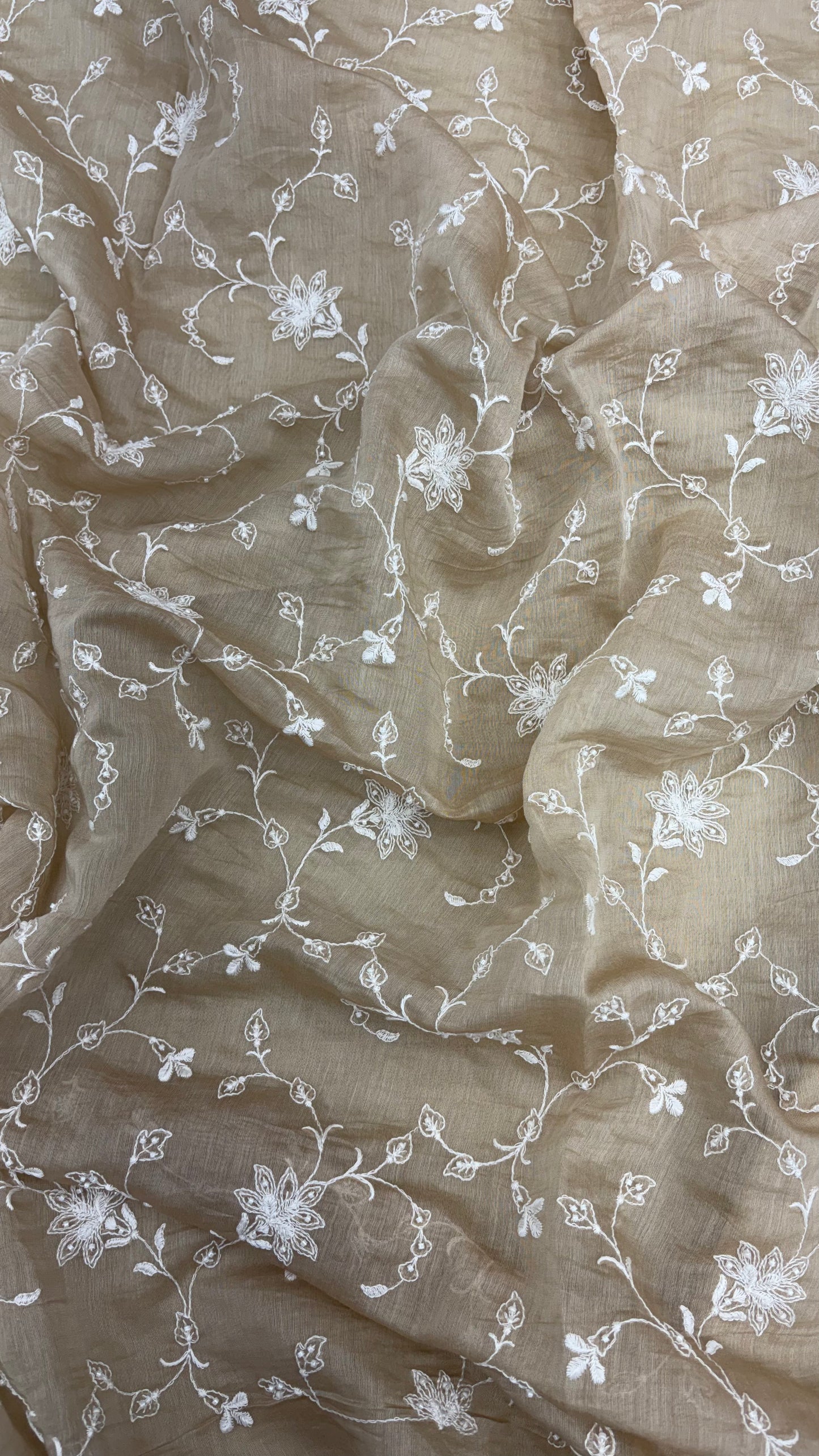 Mul Chanderi Embroidery