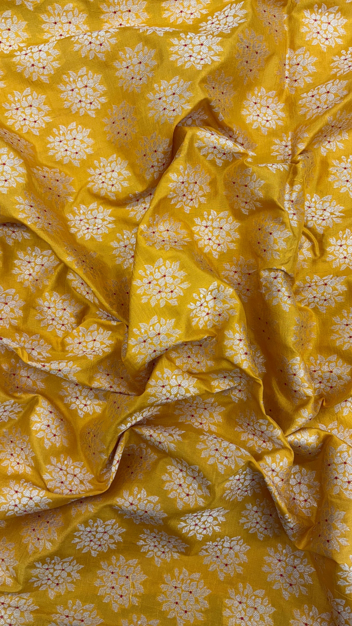 Pure Dupion Minakari Banarsi Silk