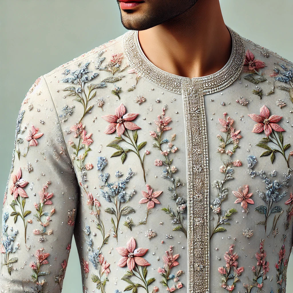 GEORGETTE EMBROIDERY DN 7497
