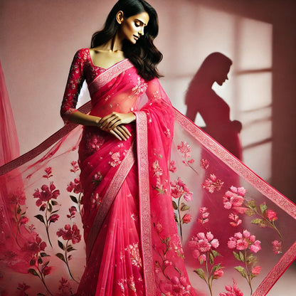 ORGANZA EMBROIDERY EHW-1140