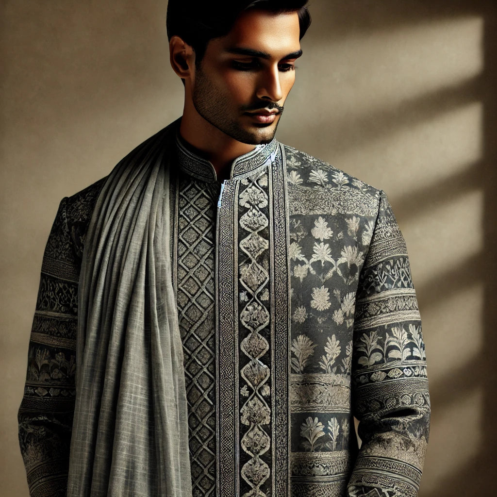 Slub Silk Embroidery