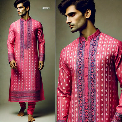Slub Silk Embroidery