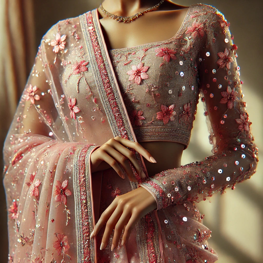 GEORGETTE EMB DN97420
