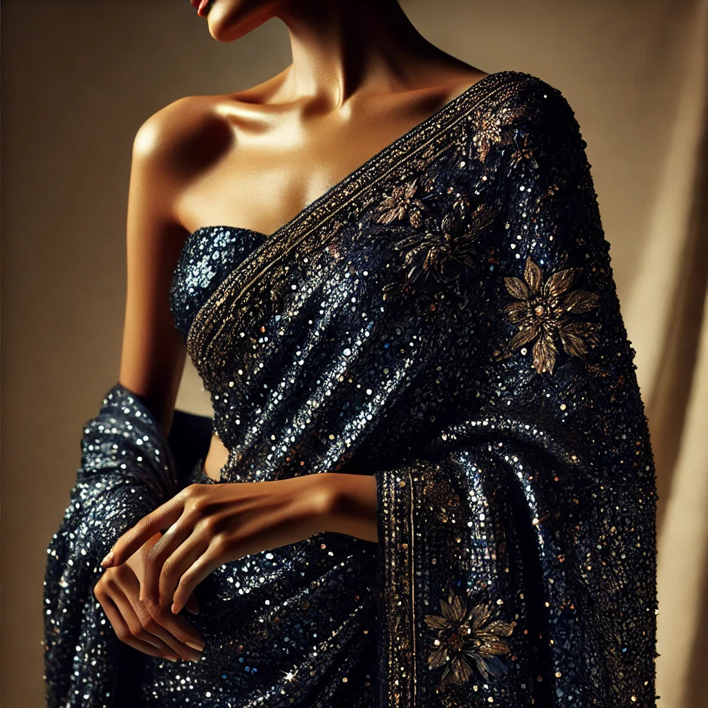 NET SEQUINS EMBROIDERY