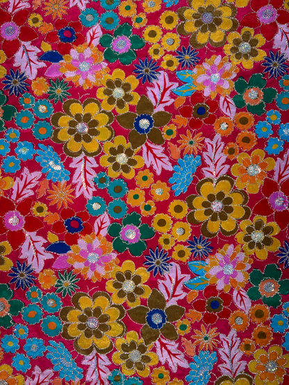 CREPE SILK EMBROIDERY DN-665