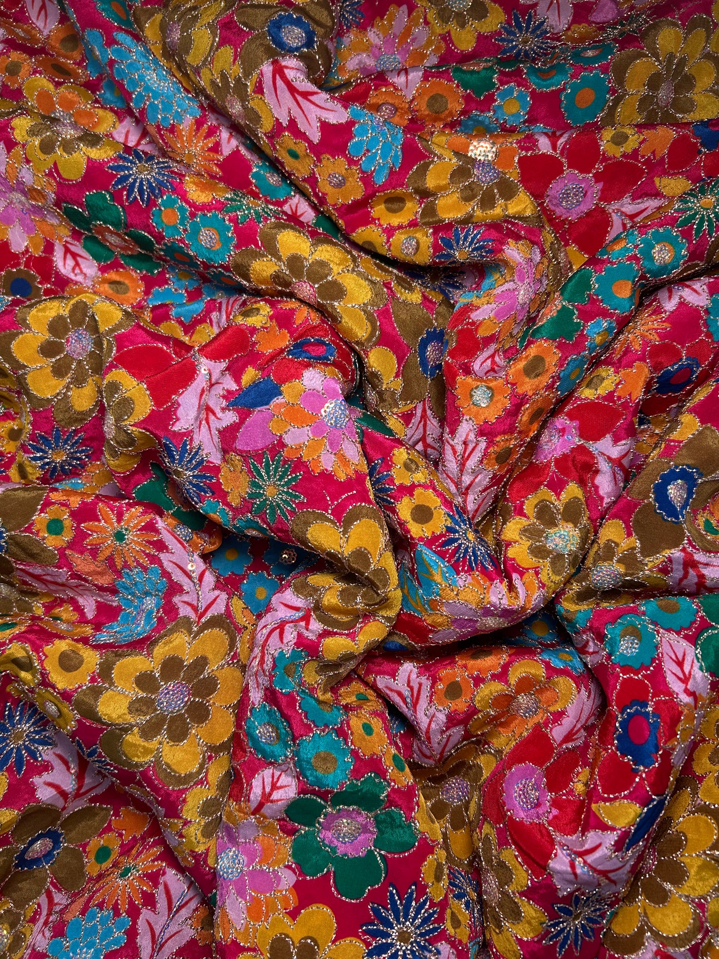 CREPE SILK EMBROIDERY DN-665