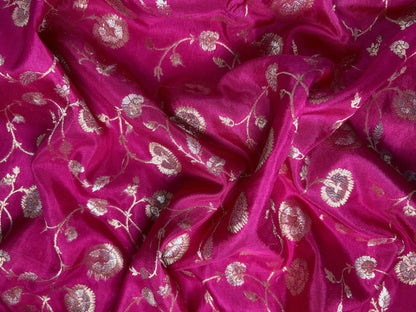 DUPION BANARASI SILVER-GOLD JAL