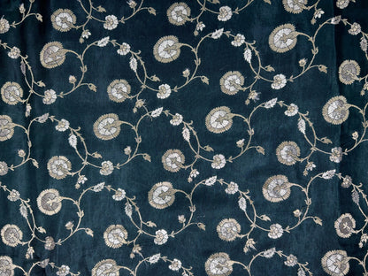 DUPION BANARASI SILVER-GOLD JAL