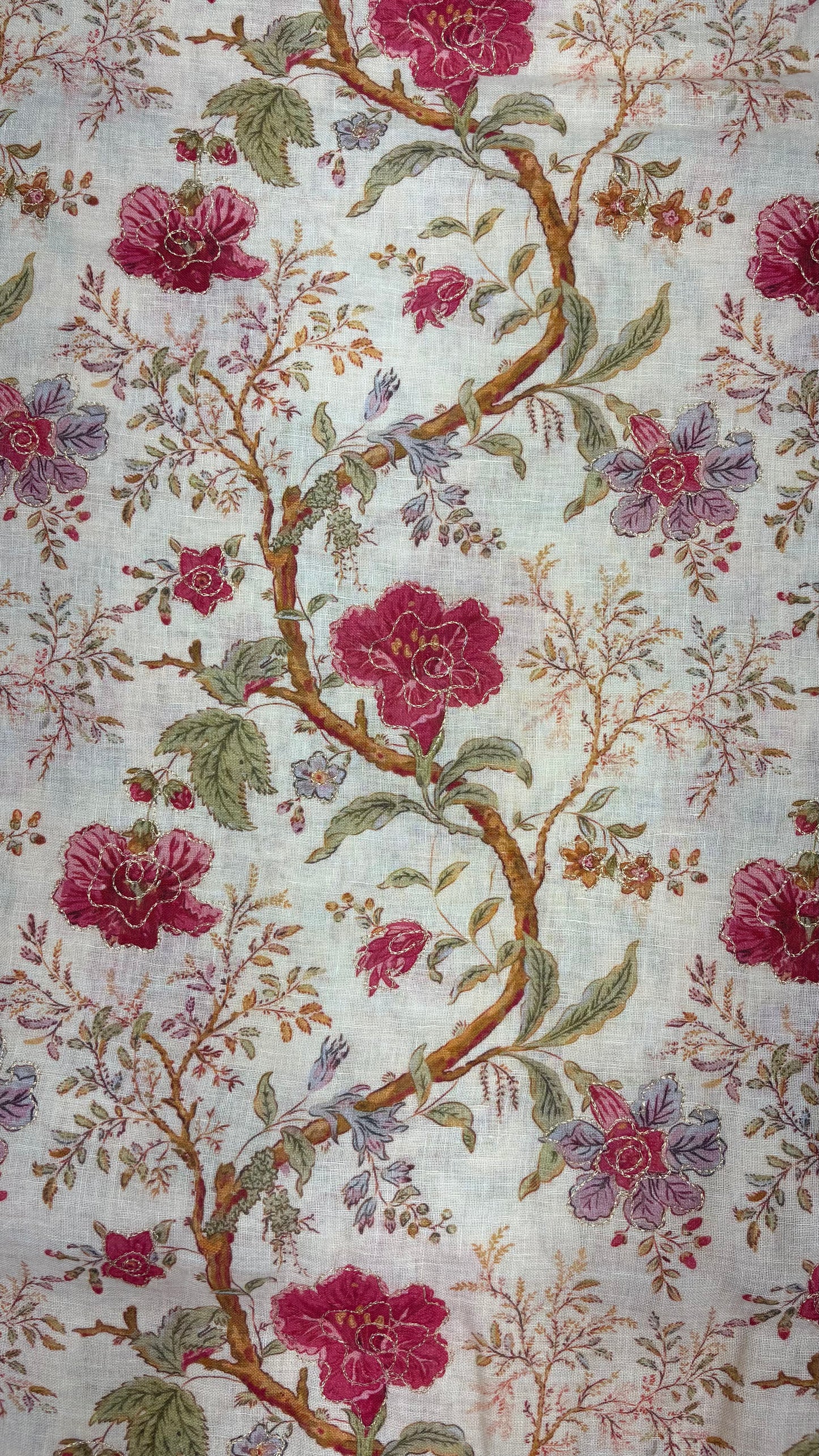 LINEN PRINT AARI EMB