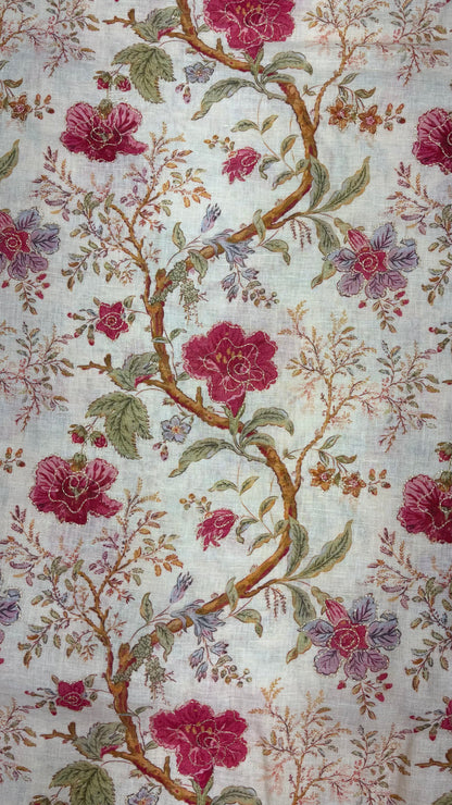 LINEN PRINT AARI EMB