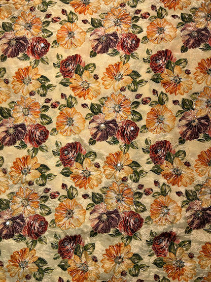 CREPE EMROIDERY 8870-PP