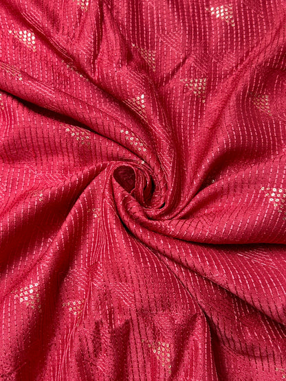 Slub Silk Embroidery