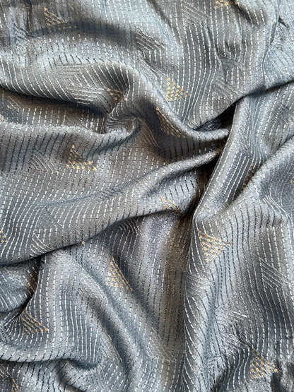 Slub Silk Embroidery