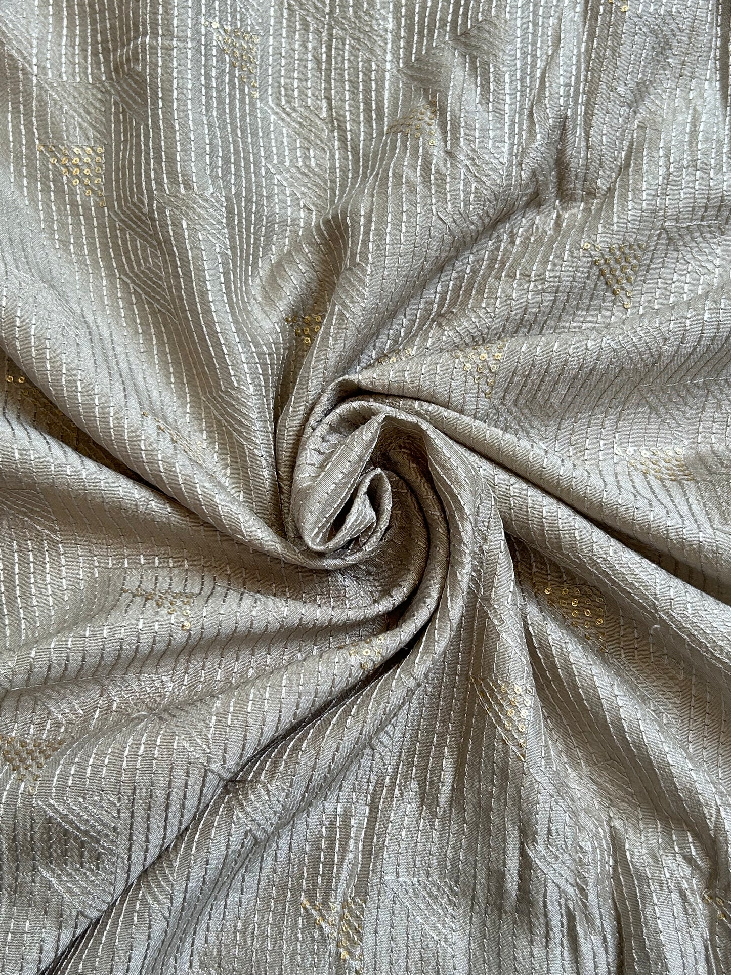 Slub Silk Embroidery