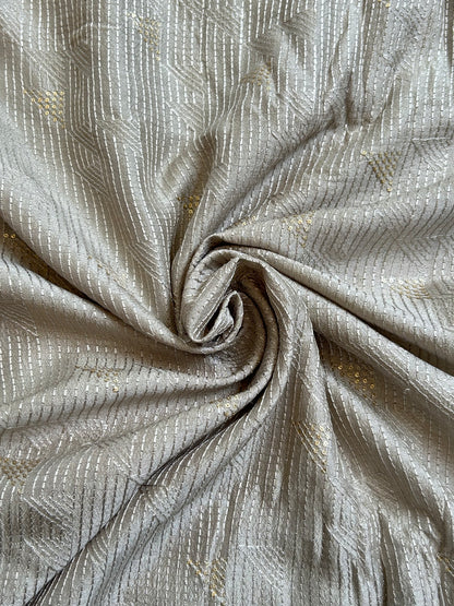 Slub Silk Embroidery