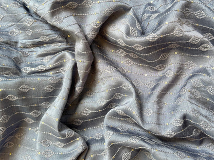 Slub Silk Embroidery