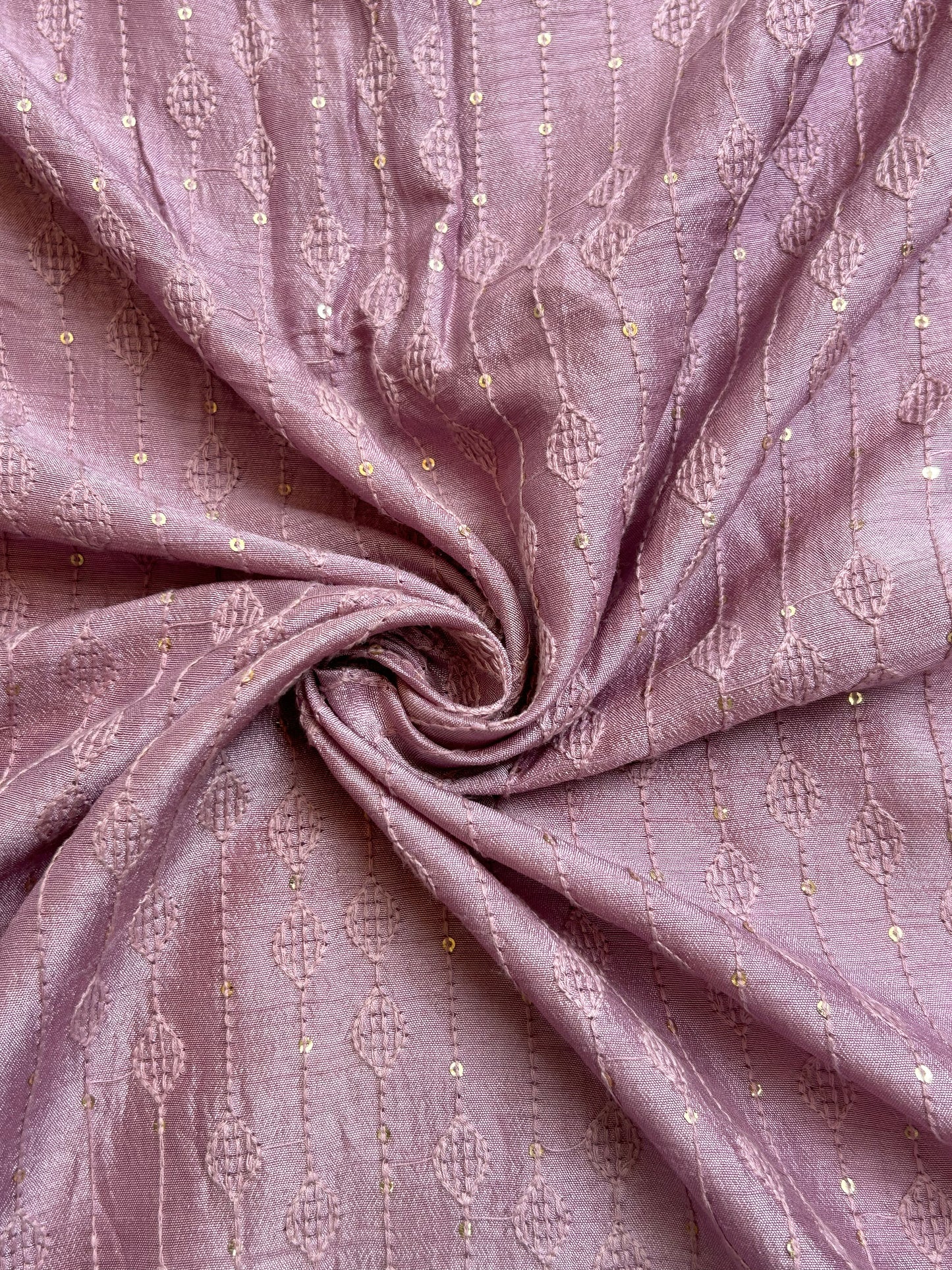 Slub Silk Embroidery