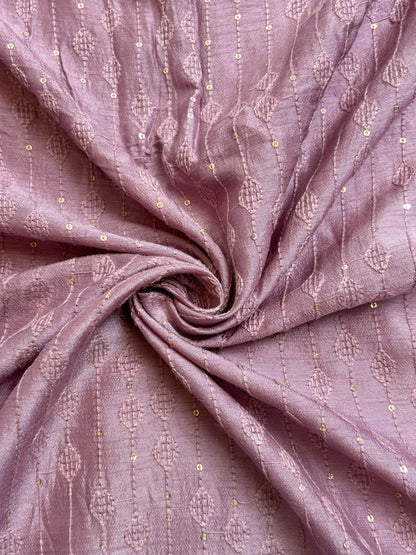 Slub Silk Embroidery