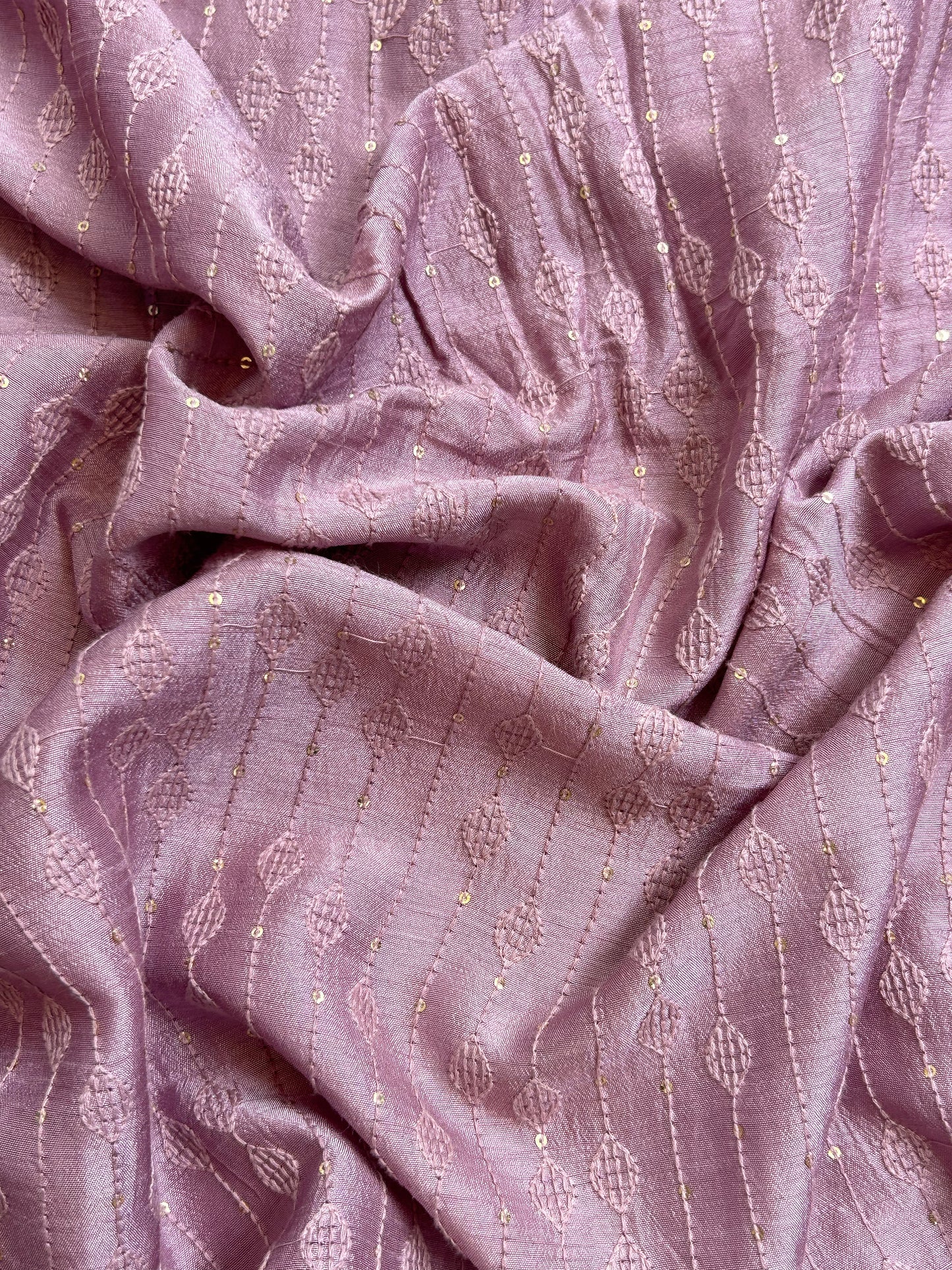 Slub Silk Embroidery