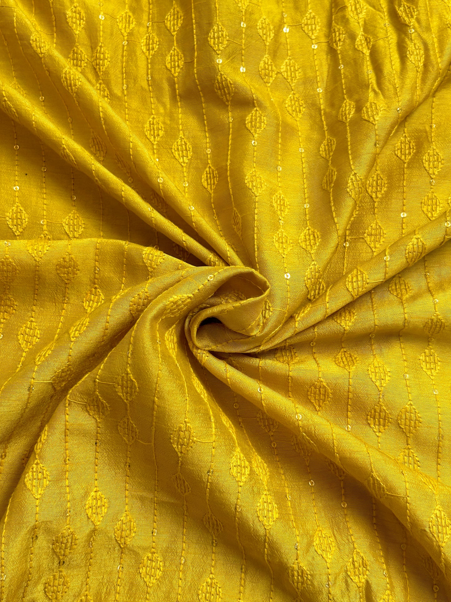 Slub Silk Embroidery