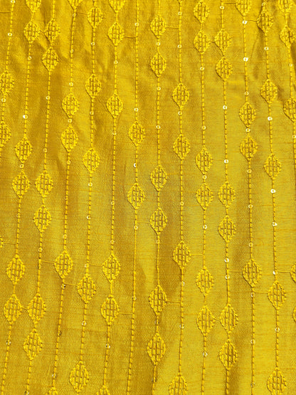 Slub Silk Embroidery