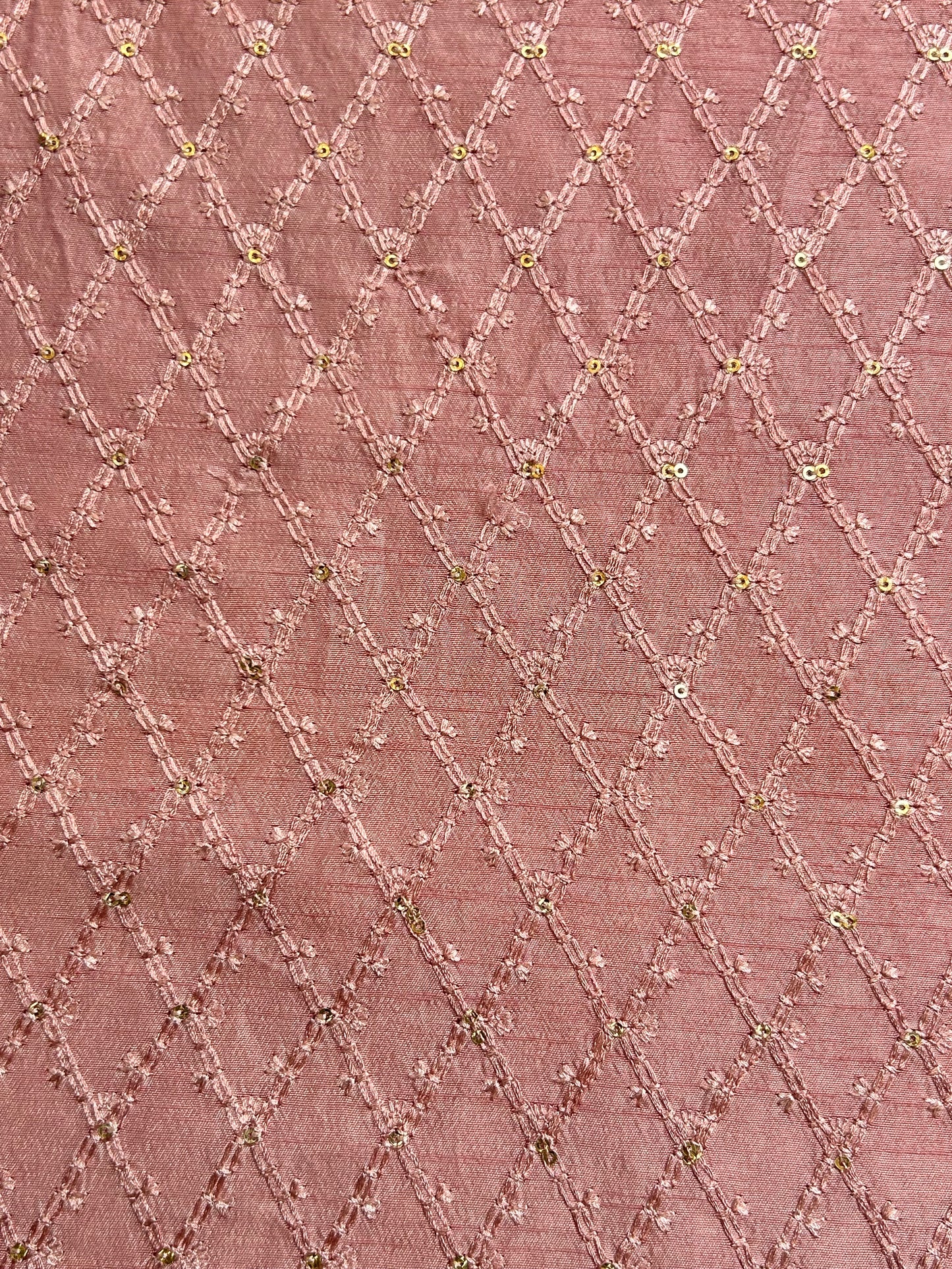 Slub Silk Embroidery