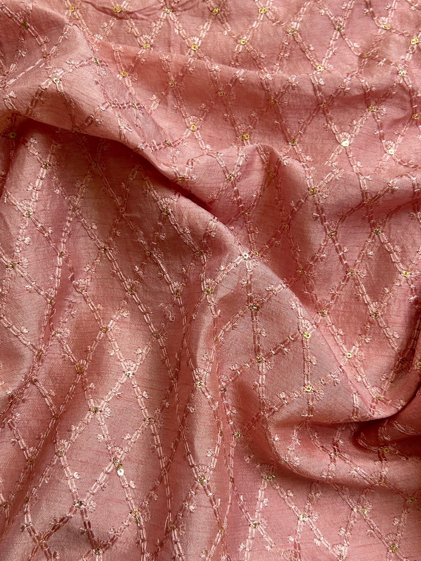 Slub Silk Embroidery