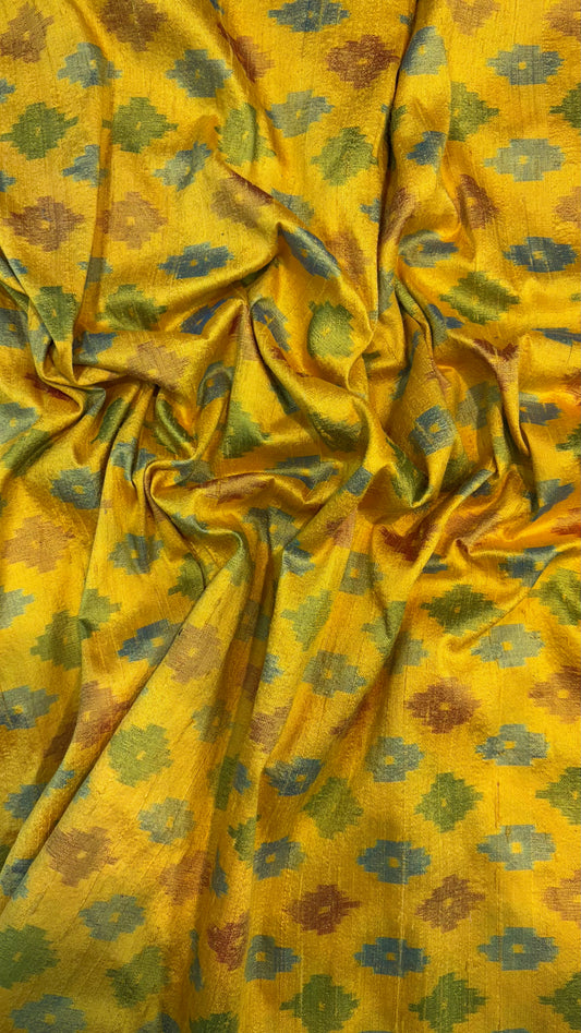 Raw Silk Ikkat