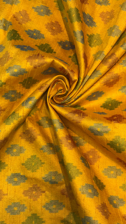 Raw Silk Ikkat