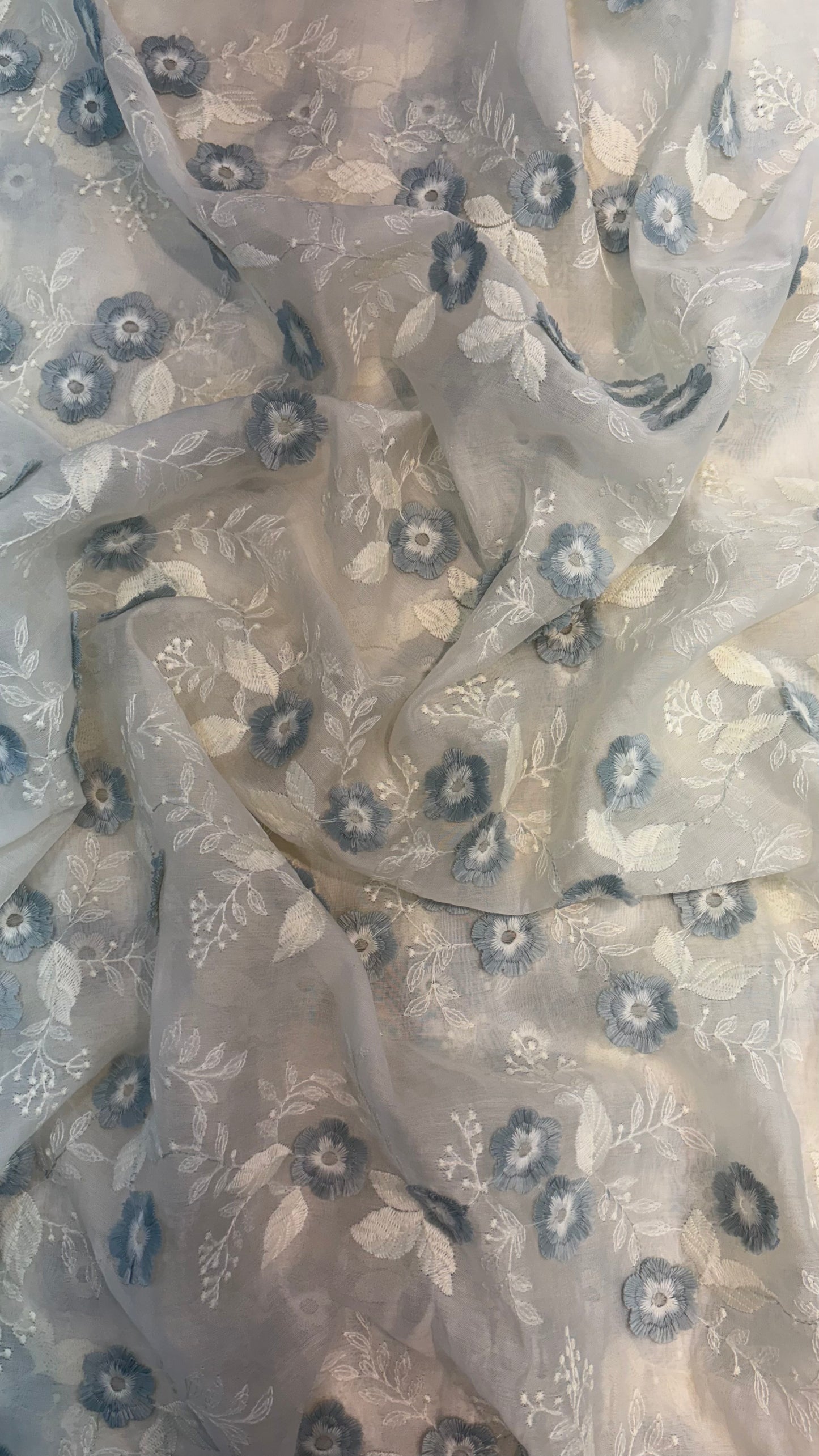 Tencel 3D Embroidery