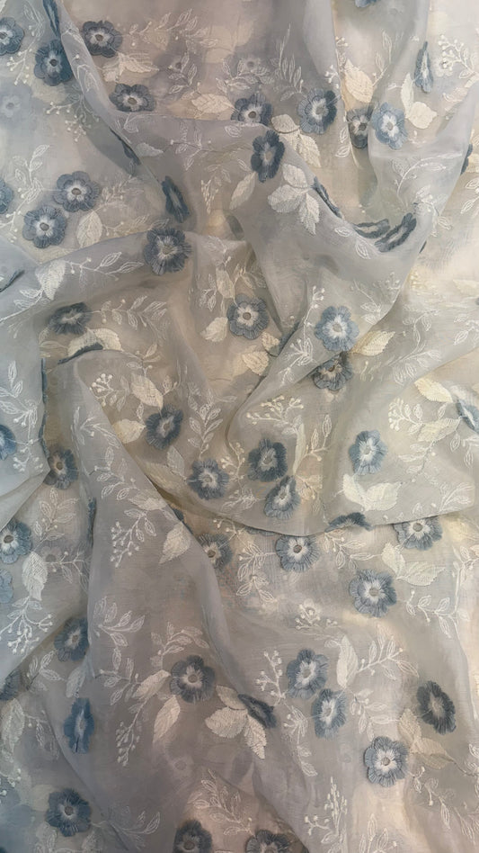 Tencel 3D Embroidery