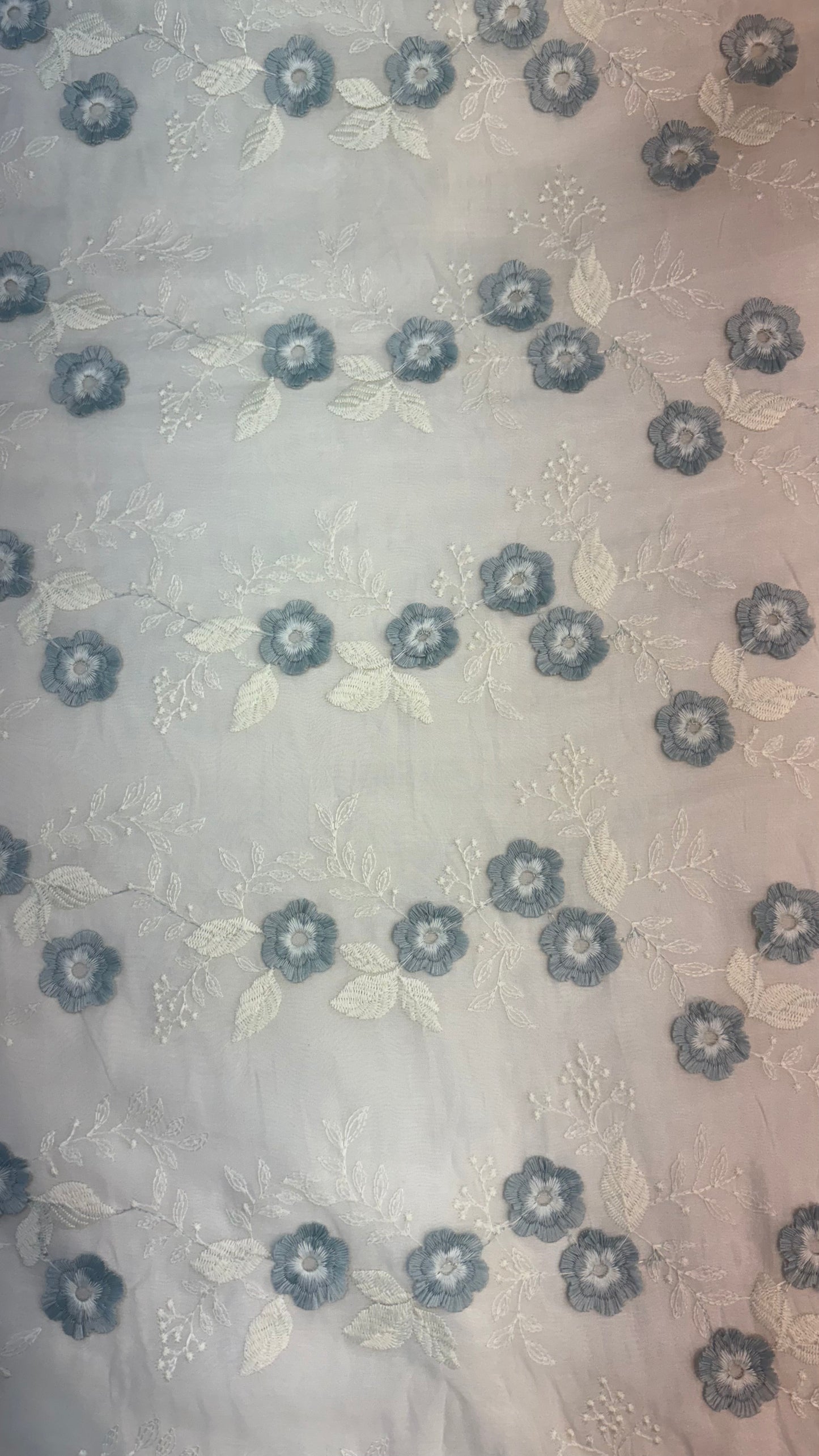 Tencel 3D Embroidery
