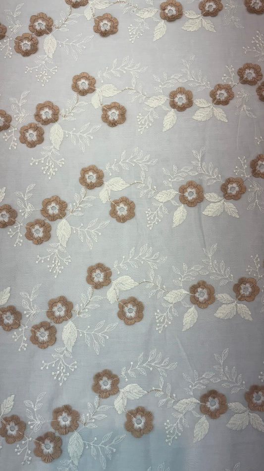 Tencel 3D Embroidery