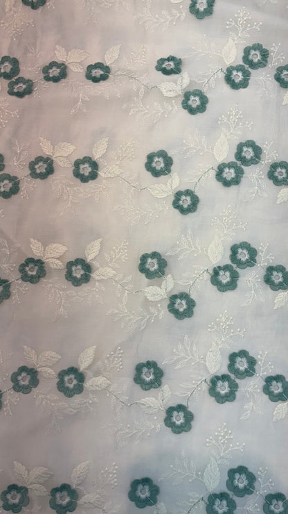 Tencel 3D Embroidery