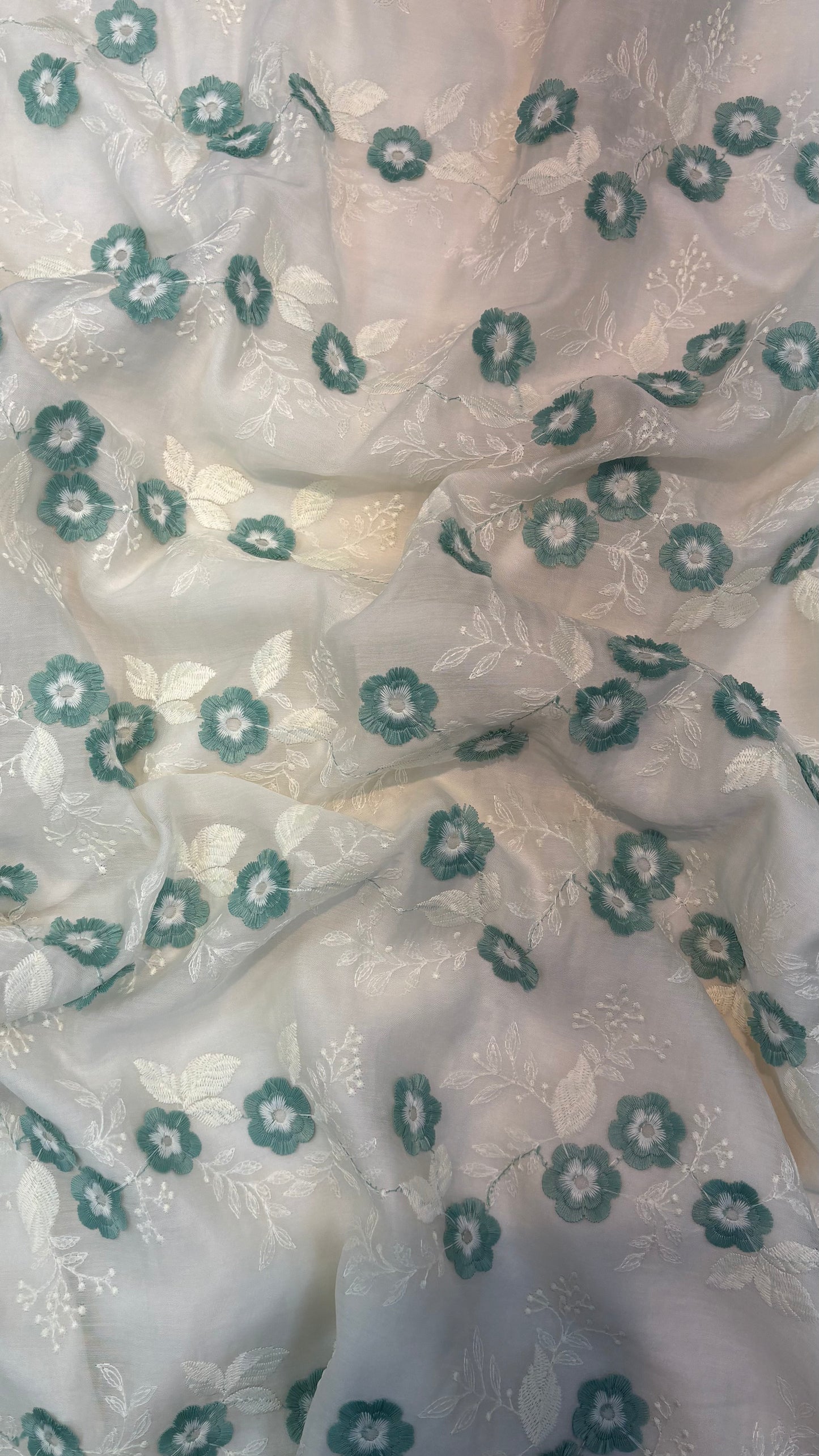 Tencel 3D Embroidery