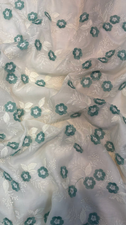 Tencel 3D Embroidery
