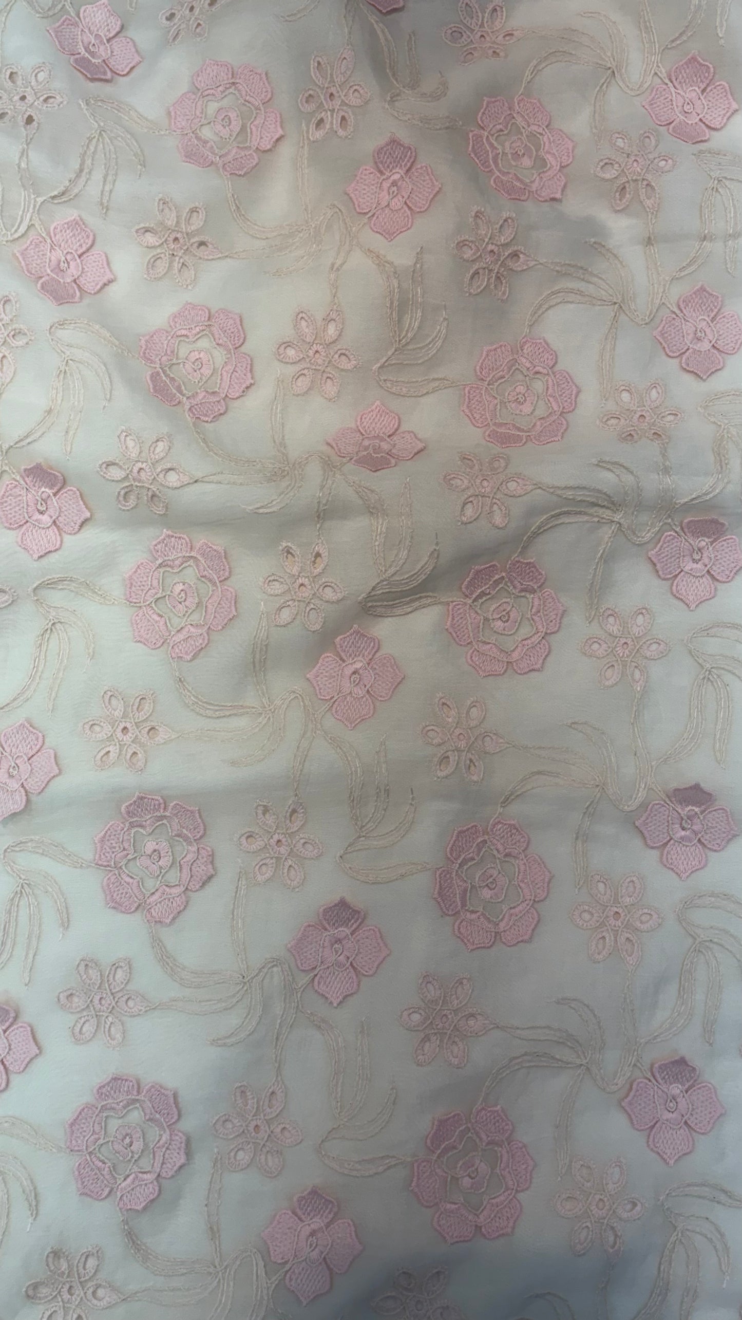 Tencel 3D Embroidery