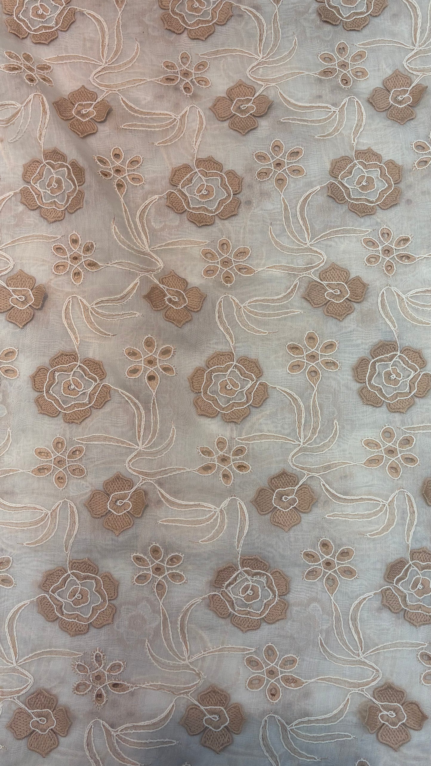 Tencel 3D Embroidery