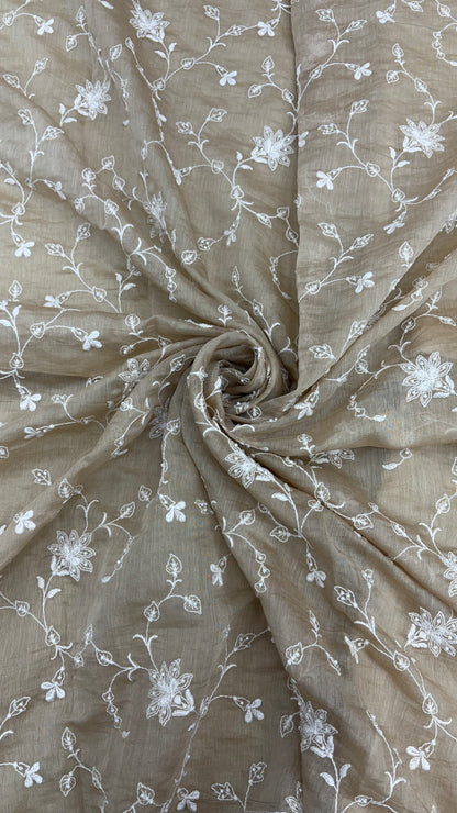 Mul Chanderi Embroidery