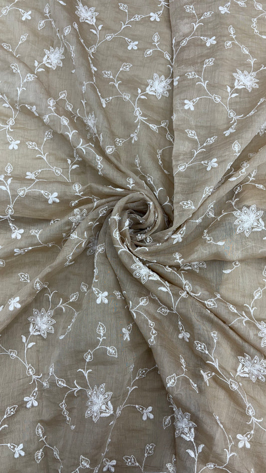 Mul Chanderi Embroidery