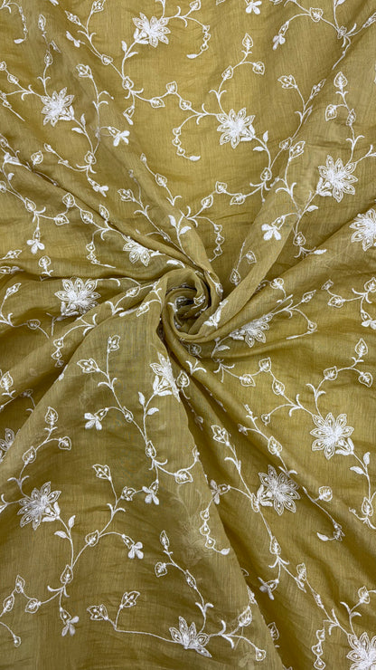 Mul Chanderi Embroidery