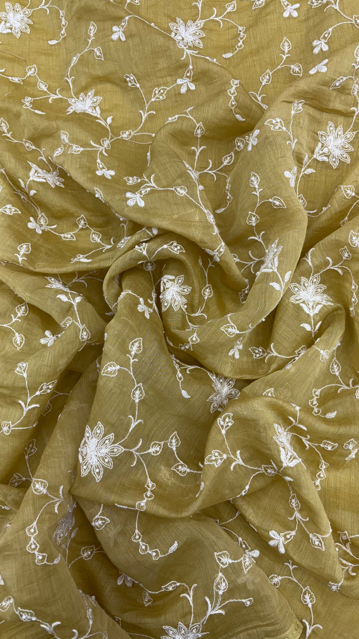 Mul Chanderi Embroidery