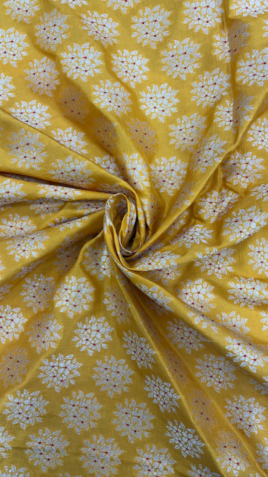 Pure Dupion Minakari Banarsi Silk