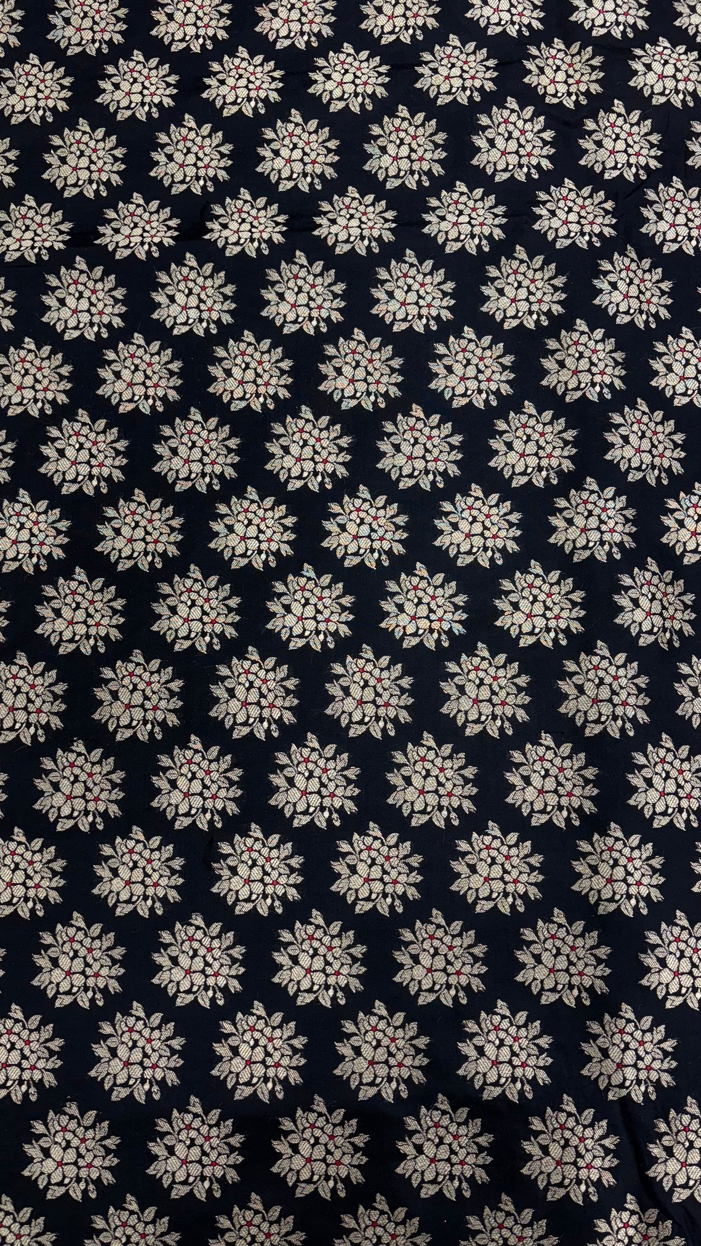 Pure Dupion Minakari Banarsi Silk