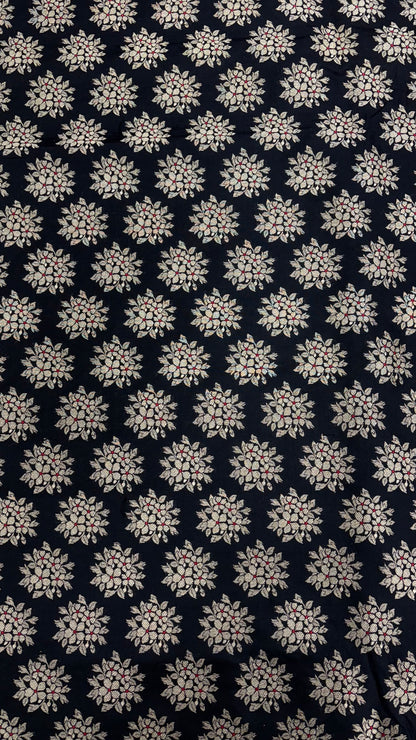 Pure Dupion Minakari Banarsi Silk