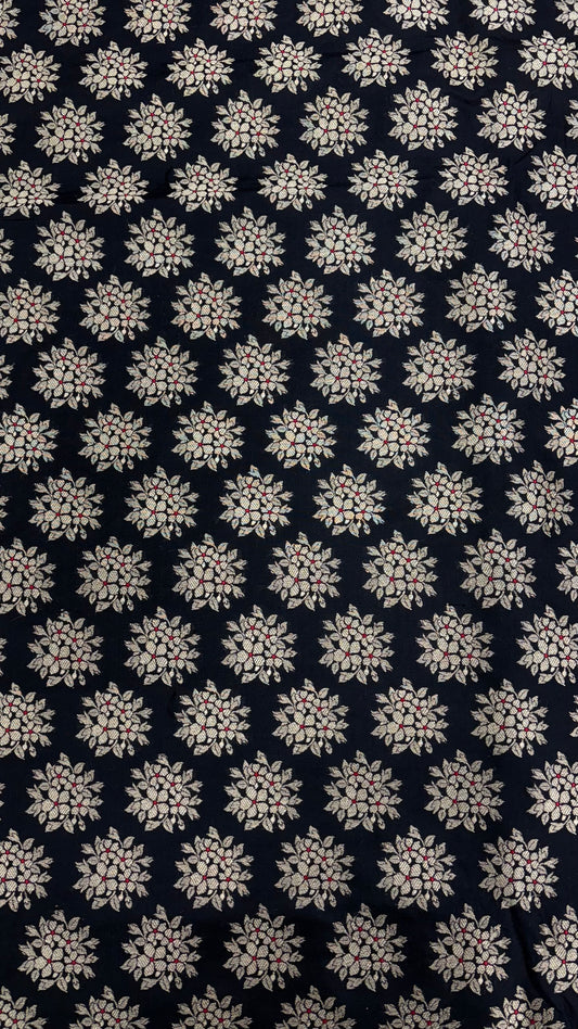 Pure Dupion Minakari Banarsi Silk